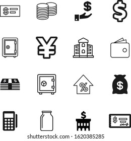 bank vector icon set such as: template, button, view, abstract, 3d, trend, city, apartment, paying, work, holding, tax, reflection, sack, empty, american, yen, debit, coffee, wallet, arrow, loan