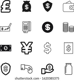 bank vector icon set such as: earnings, modern, baking, online, loan, economy, reflection, increase, paying, wallet, america, yen, debit, vintage, holding, invest, american, lines, art, funding