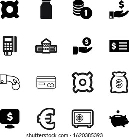 bank vector icon set such as: customer, chips, town, kitchen, pin, screen, equipment, steel, casino, password, reader, work, atm, human, giving, university, loan, silhouette, safe, savings, library