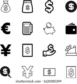 bank vector icon set such as: equipment, simple, commerce, europe, mouse, lines, ui, icons, restaurant, print, credit, cost, pig, digital, check, calculator, total, technology, shiny, saving