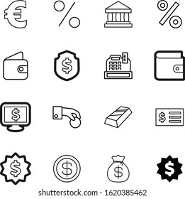bank vector icon set such as: decoration, wealthy, silver, exterior, machine, bullion, content, calculator, account, debt, creative, art, shopping, balance, cashbox, coins, large, work, supermarket