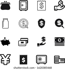 bank vector icon set such as: abstract, pouch, cost, note, pig, protect, education, label, saving, trendy, save, blank, empty, shadow, shield, kitchen, plastic, defend, amount, construction, budget