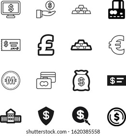 bank vector icon set such as: european, funds, defend, rounded, investing, building, creative, gbp, button, sack, virtual, computer, pictograms, clinic, online, work, shadow, save, crypto, knowledge