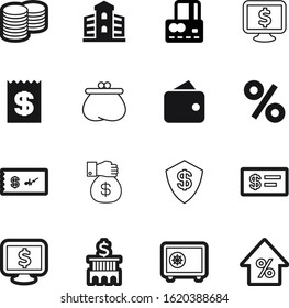 bank vector icon set such as: new, button, defend, text, give, vintage, man, hold, protect, paperwork, identity, billing, charity, graph, restaurant, feminine, quality, pouch, trendy, residential