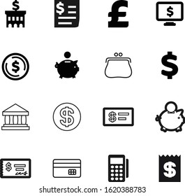 bank vector icon set such as: total, shiny, consumer, file, roman, equipment, nobody, machine, office, letter, paid, front, circle, transfer, round, wallet, technology, terminal, logistic, view