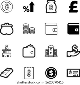 bank vector icon set such as: salary, nobody, golden, loan, receipt, commerce, progress, up, check, city, invoice, discount, real, coins, color, arrow, trend, estate, home, button, hotel, icons