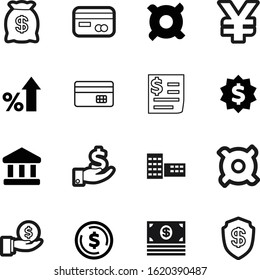 bank vector icon set such as: debt, progress, japan, graph, old, linear, receipt, classic, save, classical, shield, work, invoice, town, green, knowledge, medal, guard, safeguard, up, bag, 3d, trend