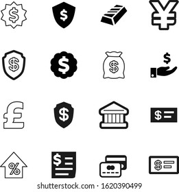 bank vector icon set such as: classic, golden, label, bullion, pound, cost, bill, economy, work, roman, graph, old, increase, funds, platinum, percentage, invest, retail, silver, icons, euro, round