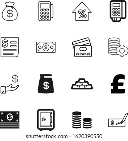 bank vector icon set such as: pictograph, growing, document, holding, consumer, color, objects, arm, set, 3d, canvas, bar, funding, golden, interest, invoice, hand, bill, silver, savings, percentage