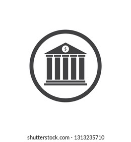 bank vector and icon for web,mobile and print