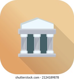 Bank-Vektorgrafik auf transparentem Hintergrund.Premium-Qualitätssymbole.Vektorgrafik-Flachsymbol für Konzept und Grafikdesign.
