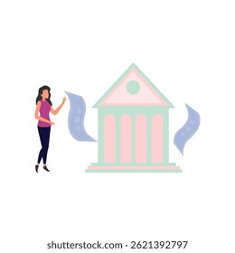 Bank Vector illustration which can easily modify or edit

