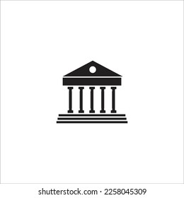 bank vector line new icon