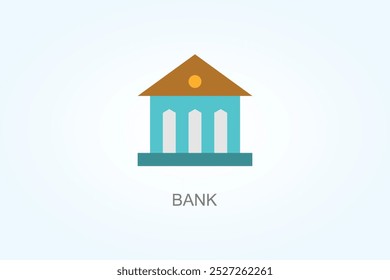 Bank Vector Or Logo Sign Symbol Illustration