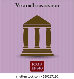 Bank vector symbol
