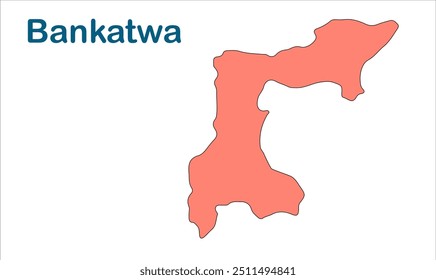 Bankatwa subdivision map, East champaran District, Bihar State, Republic of India, Government of Bihar, Indian territory, Eastern India, politics, village, tourism