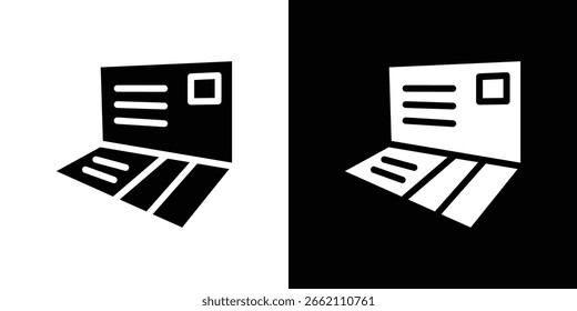 Icono de Bankbook en conjunto de Vector sólido negro plano