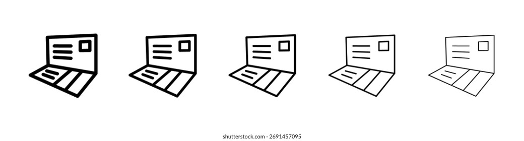 Ícone de livro bancário para conceito móvel e web design.