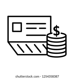 bankbook icon, vector
