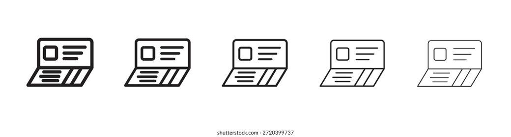 Bankbuchsymbol, Vektordesign-Element, Vektor eps 10