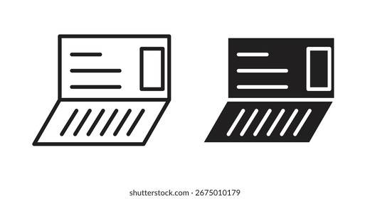 Bankbook icon vector design, perfect for website ui designs
