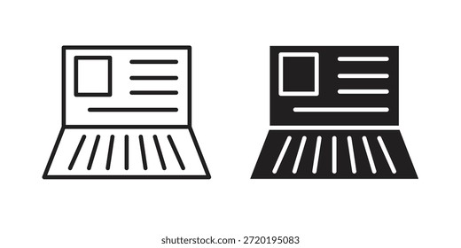 Iconos de Bankbook. Píxel perfecto. Icono de contorno de Vector. Concepto de logotipo plano.
