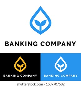 Banker and financier business logo template vector. Also use by bank teller, manager investor
and businessman This logo template isolated on white and background that illustrate bank icon
and activity