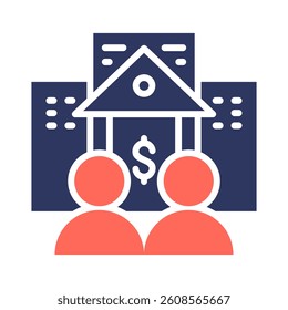 Banker Icon Element for Design