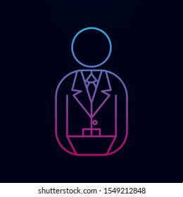 Banker nolan icon. Simple thin line, outline vector of banking icons for ui and ux, website or mobile application