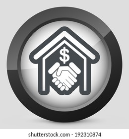 Banking agreement icon