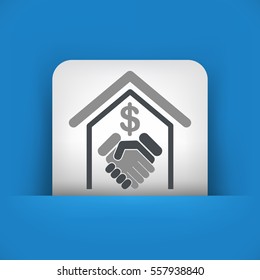 Banking agreement icon