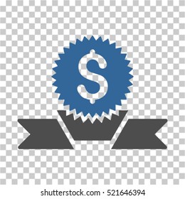 Banking Award icon. Vector pictogram style is a flat symbol, color, chess transparent background. Designed for software and web interface toolbars and menus.