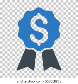 Banking Award icon. Vector pictogram style is a flat symbol, color, chess transparent background. Designed for software and web interface toolbars and menus.