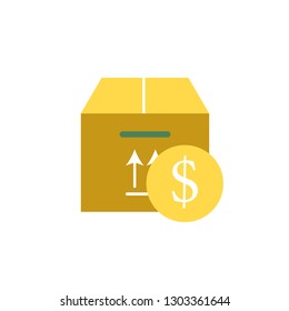 Banking, cardboard icon. Element of Web Money and Banking icon for mobile concept and web apps. Detailed Banking, cardboard icon can be used for web and mobile
