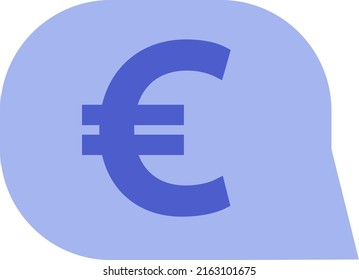 Banking chat, illustration, vector on a white background.