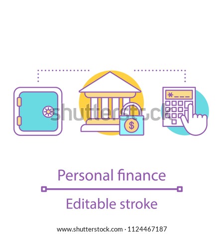 Banking Concept Icon Personal Finance Idea Stock Vector - 