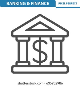 Banking & Finance Icon. Professional, pixel perfect icons optimized for both large and small resolutions. EPS 8 format. 12x size for preview.