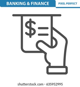 Banking & Finance Icon. Professional, pixel perfect icons optimized for both large and small resolutions. EPS 8 format. 12x size for preview.