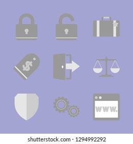 Banking and finance. Icon set.