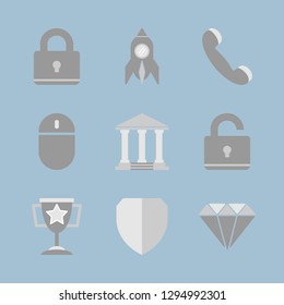 Banking and finance. Icon set.