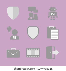 Banking and finance. Icon set.