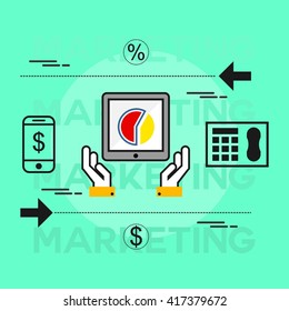 Banking And Finance Icon Template
