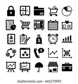 Banking and Finance Line Vector Icons 9