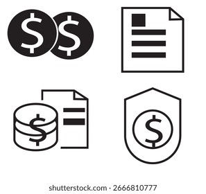 Vektorsymbol "Banken und Finanzen"