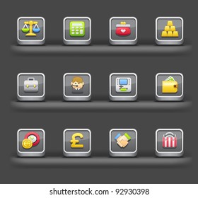 Banking & Finance,Shopping | Mobile devices apps icons