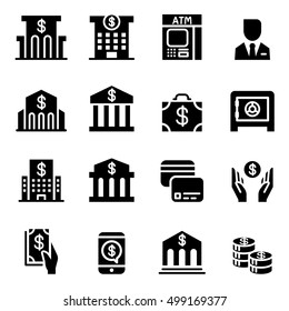 Banking & Financial icon set