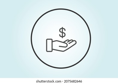 Symbol für Banken und Finanzdienstleistungen Vektordesign