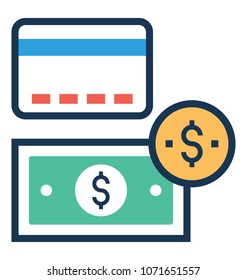 
Banking Flat and Line Icon 
