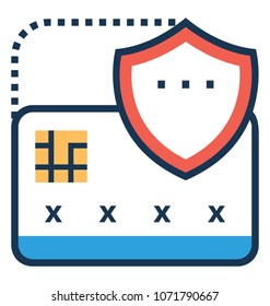 
Banking Flat and Line Icon
