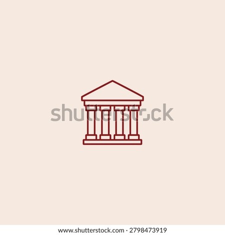 Banking icon flat vector design